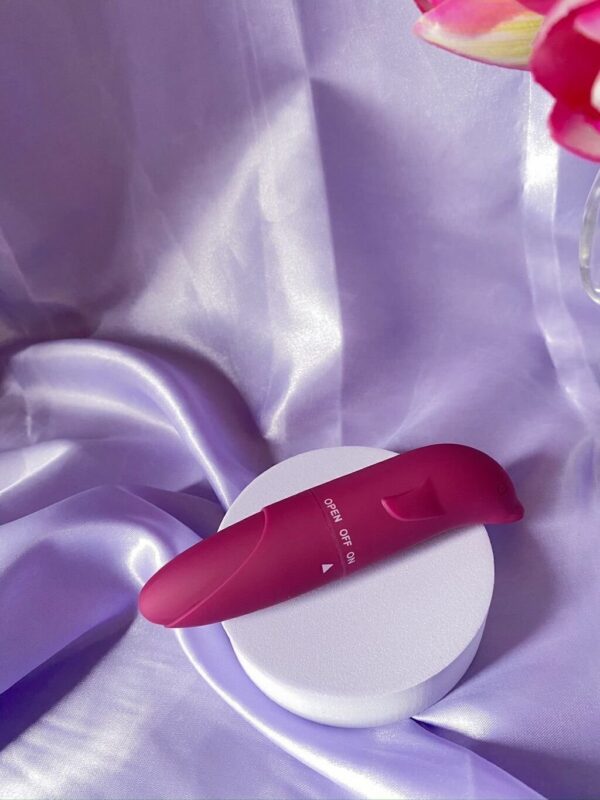 Vibrador Golfinho Ponto G - Aveludado - Imagem 2