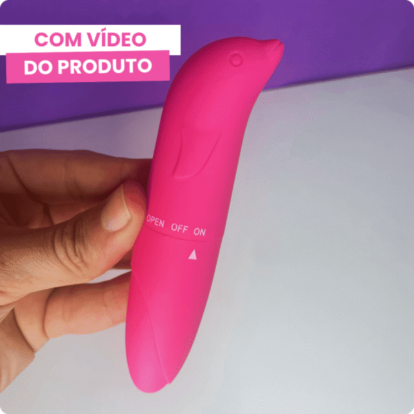 Vibrador Golfinho Ponto G - Aveludado - Imagem 5