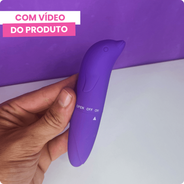 Vibrador Golfinho Ponto G - Aveludado - Imagem 8