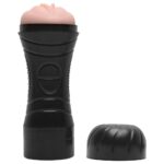 masturbador vagina com vibração formato lanterna