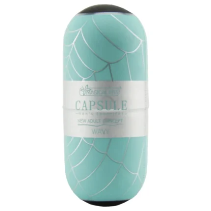 masturbador masculino egg capsula vazado wavy