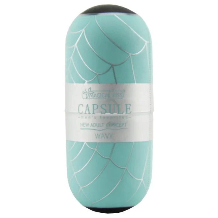 masturbador masculino egg capsula vazado wavy