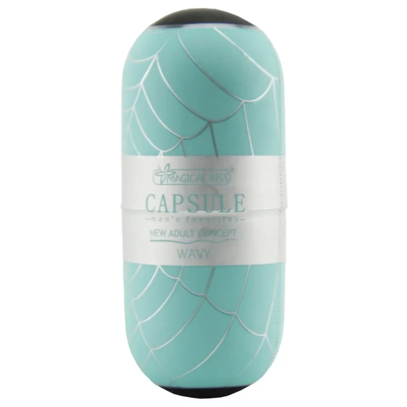 masturbador masculino egg capsula vazado wavy