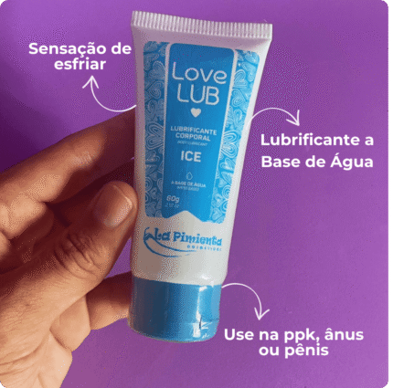 love lub ice 60g lubrificante ice