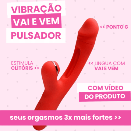 valery vibrador com língua vai e vem e estimulador clitoriano por ondas de pressão