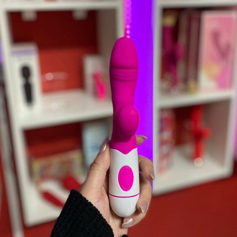 vibrador ivy recarregável 10 modos de vibração pink