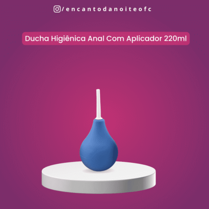 ducha higiênica anal com aplicador 220ml