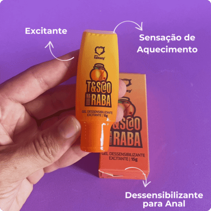 tesão na raba gel dessensibilizante anal 15g