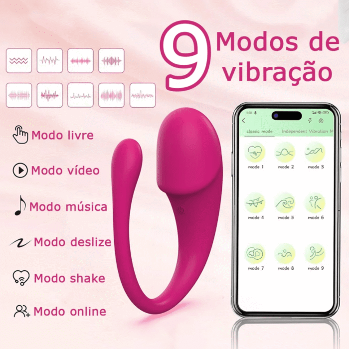 vibrador de casal spacy controle por app à distância