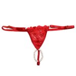 calcinha tailandesa fio dental strass vermelha me come