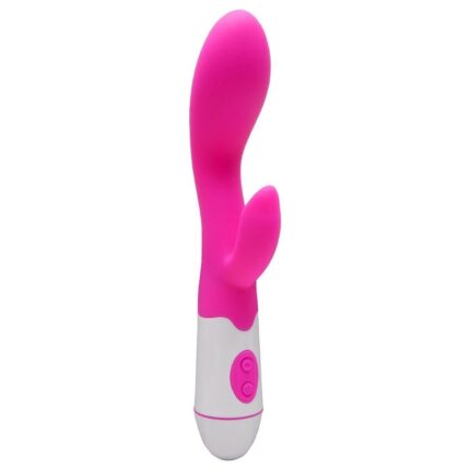 vibrador finger recarregável estimulo do ponto g e clitóris rosa
