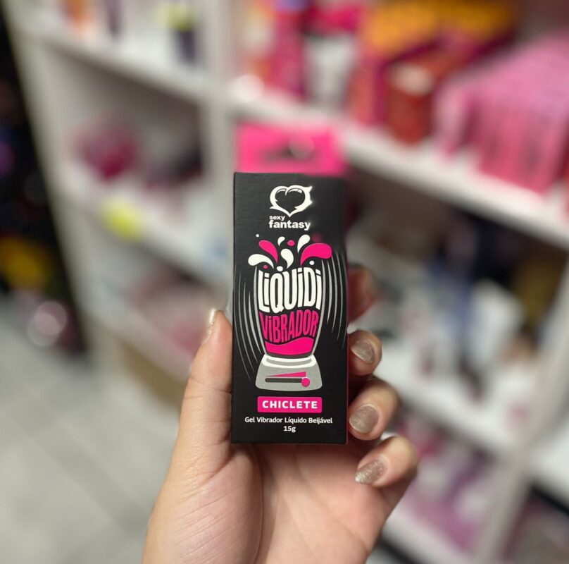 vibrador liquido liquidi 15ml chiclete
