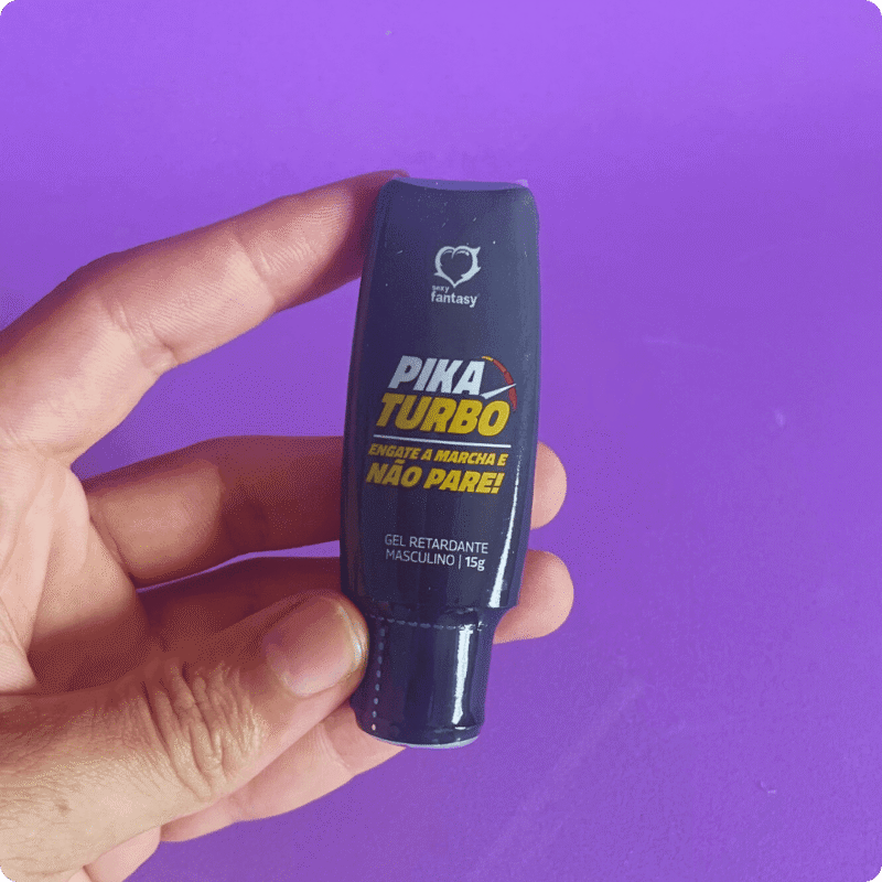 pika turbo gel retardante masculino 15g