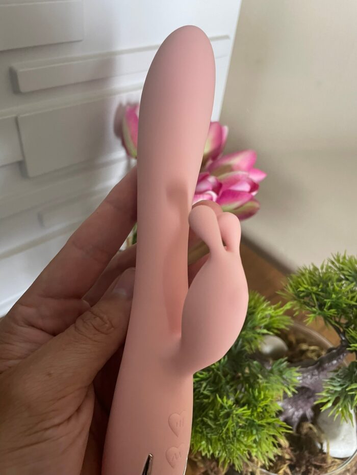 zoey vibrador fofo rabbit com estimulador de clitóris