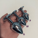 plug anal p cristal arredondado