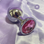 plug anal m cristal arredondado