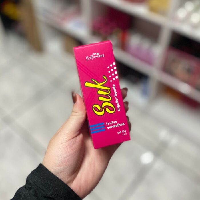 suk gel sugador líquido comestível 15g frutas vermelhas