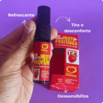 garganta muito mais profunda dessensibilizante de garganta em spray beijável morango ice 15ml