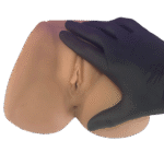 masturbador vagina e anus com vibrador