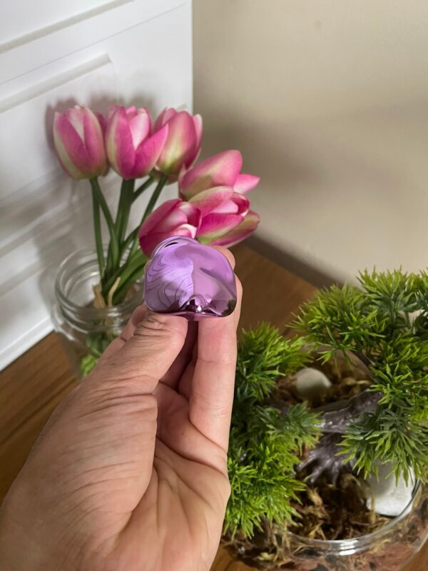 plug anal pênis metalizado 8,2 x 2,86cm com pedra