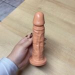 pênis prótese realística 18 x 4 cm maciça