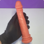 pênis prótese realística 19 x 3,5cm borracha maciça
