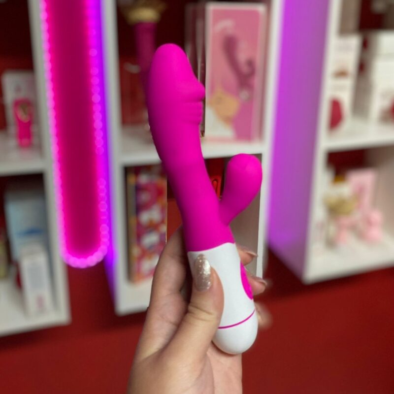 vibrador ivy recarregável 10 modos de vibração pink