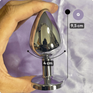 Plug Anal G - Cristal Arredondado