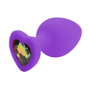 Página Inicial Plug Anal P - Silicone em formato de Coração - Tamanho P