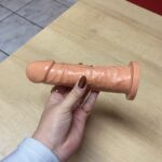 pênis prótese realística 18 x 4 cm maciça