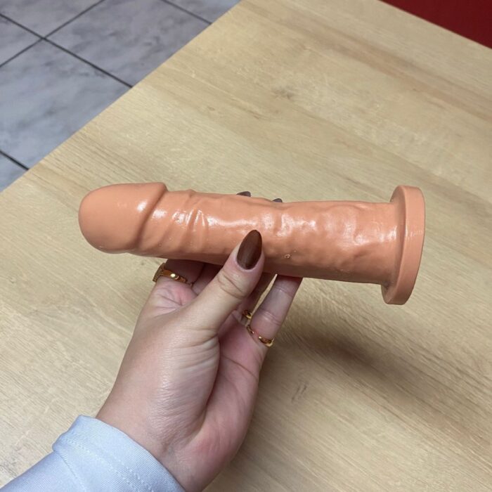 pênis prótese realística 18 x 4 cm maciça