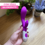vibrador finger recarregável estimulo do ponto g e clitóris roxo