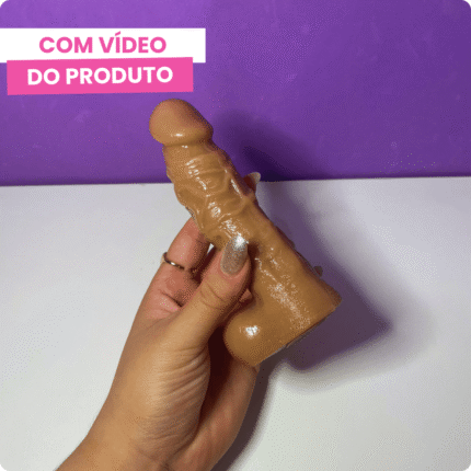 pênis prótese realística 13 x 3,4cm