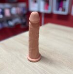 pênis prótese realística 20,5 x 4,5cm maciço