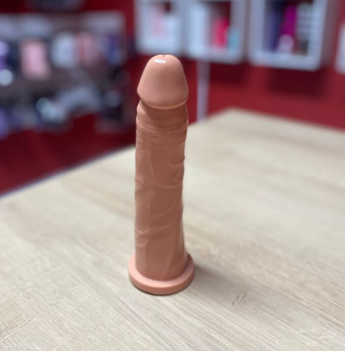 pênis prótese realística 20,5 x 4,5cm maciço