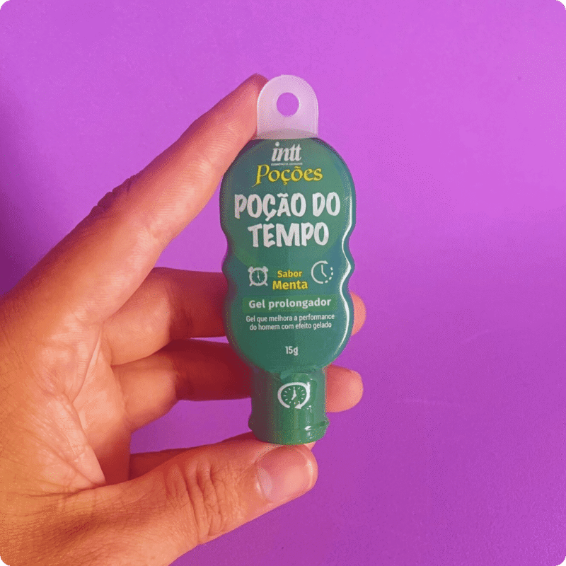 poção do tempo gel prolongador masculino 15g