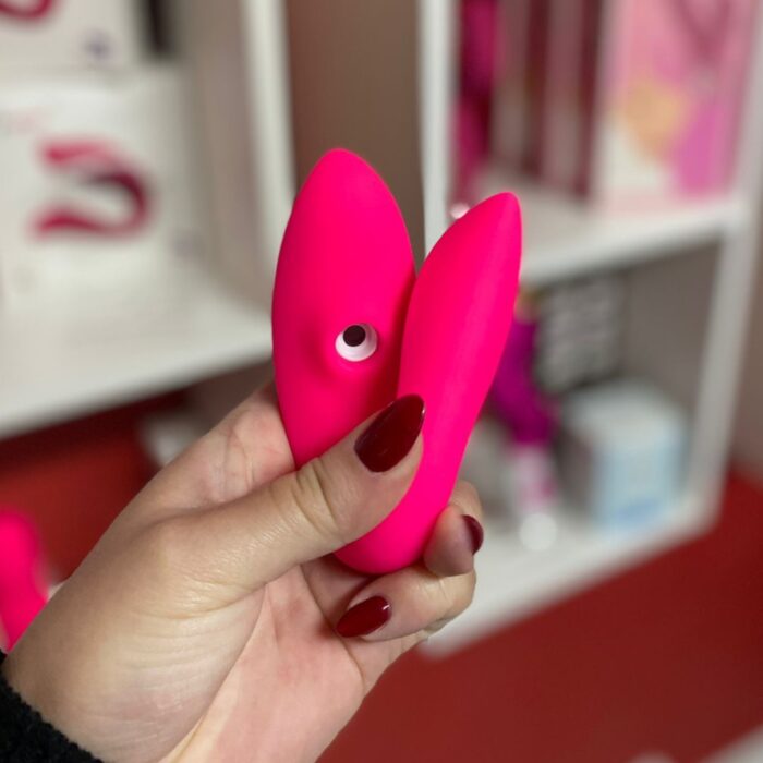 vibrador de casal com sugador ruby controle por app