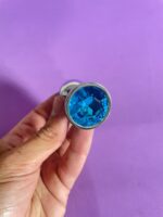 plug anal p cristal arredondado