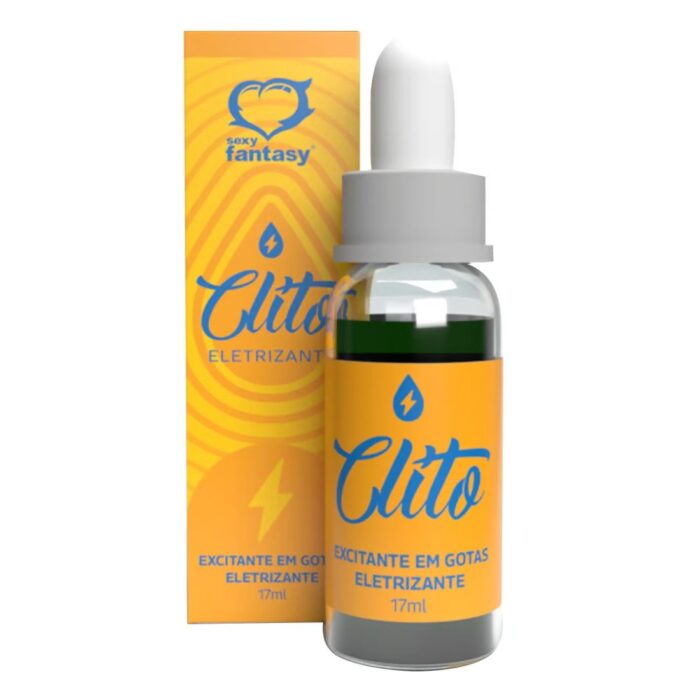 excitante eletrizante em gotas clito 17ml