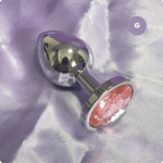 plug anal g cristal arredondado