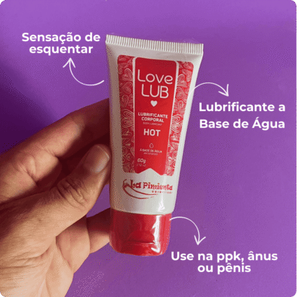 love lub hot 60g lubrificante hot