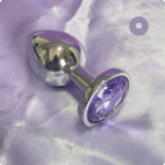 plug anal g cristal arredondado