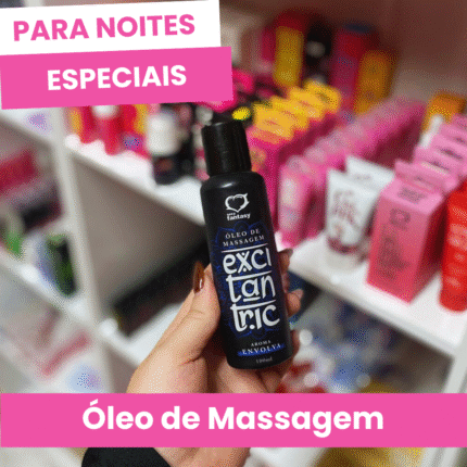 Óleo de massagem corporal aromático 100ml excitantric aroma envolva