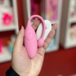vibrador de casal cápsula com controle remoto rosa