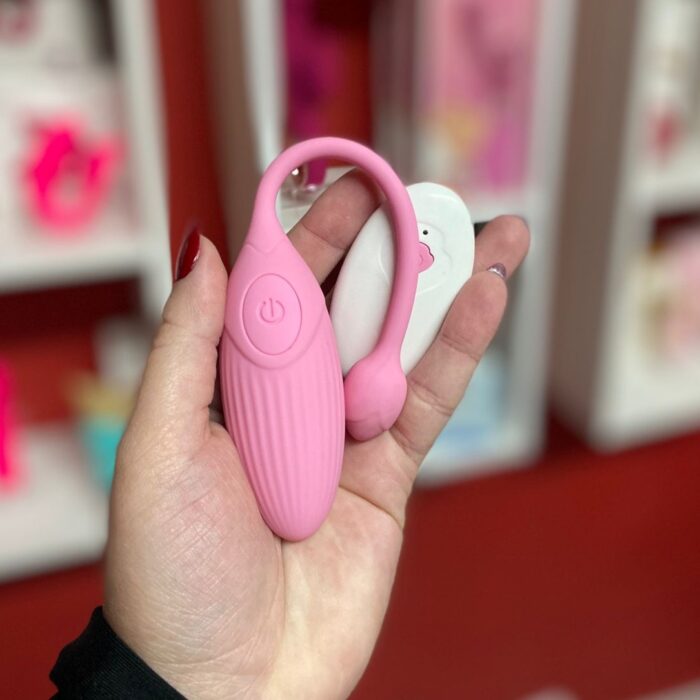 vibrador de casal cápsula com controle remoto rosa