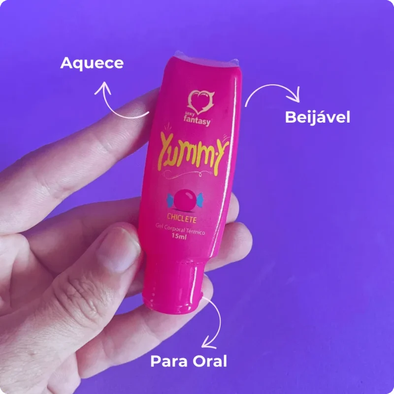 yummy gel térmico beijável yummy chiclete