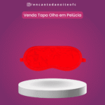 venda tapa olho em pelúcia