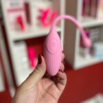 vibrador de casal cápsula com controle remoto rosa