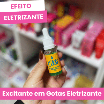 excitante eletrizante em gotas clito 17ml