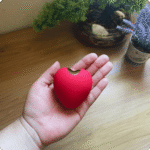 sugador estimulador de clitóris em formato de coração sandy